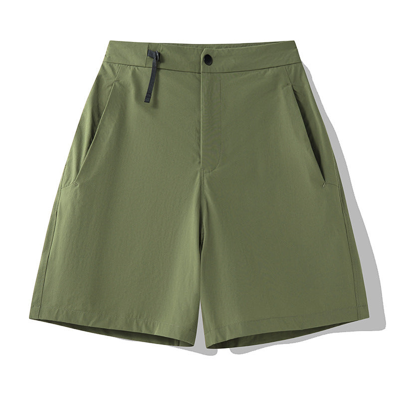 Men's Sports Quick-drying Four-sided Elastic 3D Cutting Versatile Shorts