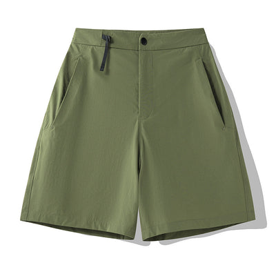 Men's Sports Quick-drying Four-sided Elastic 3D Cutting Versatile Shorts