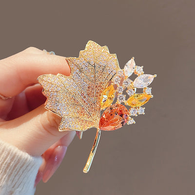 New Alloy Brooch High Sense Niche High-end Pin Coat Suit High-end All-match Corsage