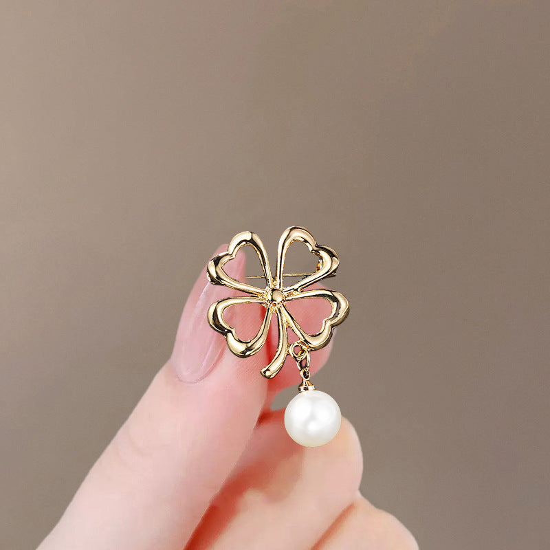 New Alloy Brooch High Sense Niche High-end Pin Coat Suit High-end All-match Corsage