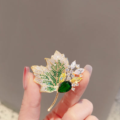 New Alloy Brooch High Sense Niche High-end Pin Coat Suit High-end All-match Corsage