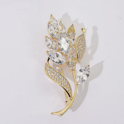 New Alloy Brooch High Sense Niche High-end Pin Coat Suit High-end All-match Corsage