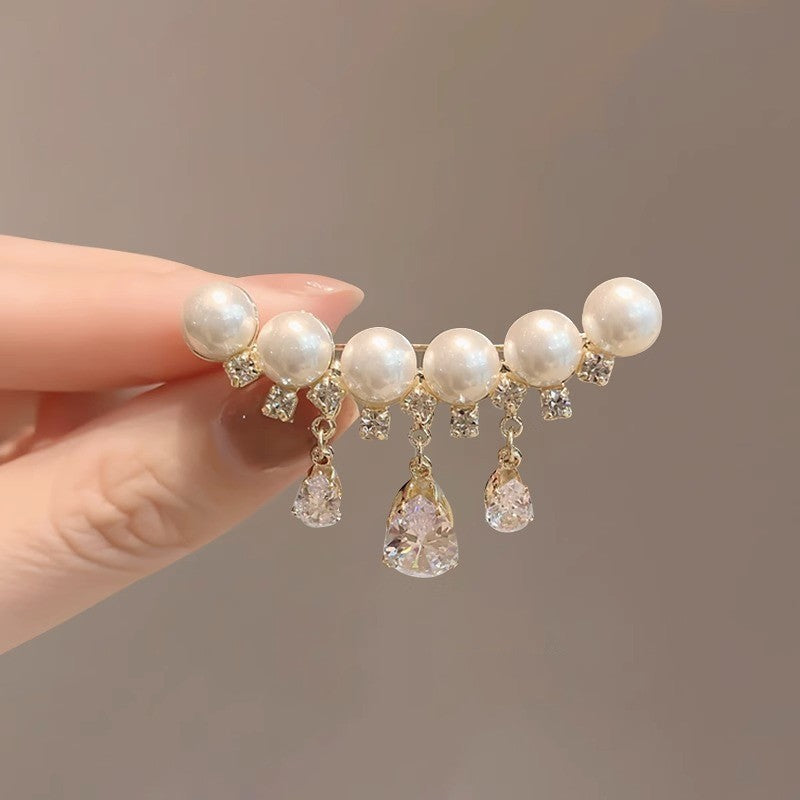 New Alloy Brooch High Sense Niche High-end Pin Coat Suit High-end All-match Corsage