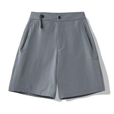 Men's Sports Quick-drying Four-sided Elastic 3D Cutting Versatile Shorts