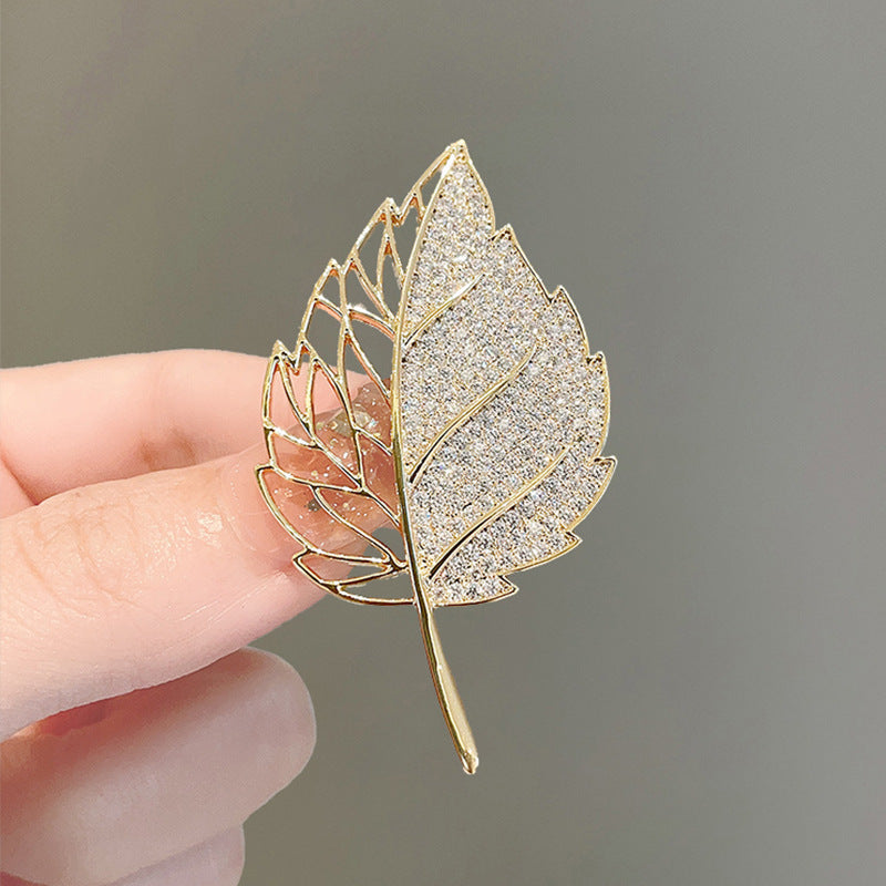 New Alloy Brooch High Sense Niche High-end Pin Coat Suit High-end All-match Corsage