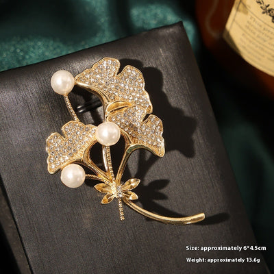 New Alloy Brooch High Sense Niche High-end Pin Coat Suit High-end All-match Corsage
