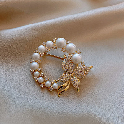New Alloy Brooch High Sense Niche High-end Pin Coat Suit High-end All-match Corsage