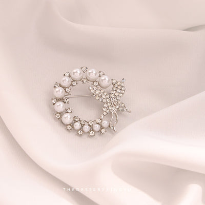 New Alloy Brooch High Sense Niche High-end Pin Coat Suit High-end All-match Corsage